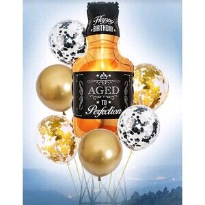7-Pcs. Aged To Perfection Birthday Balloon Set